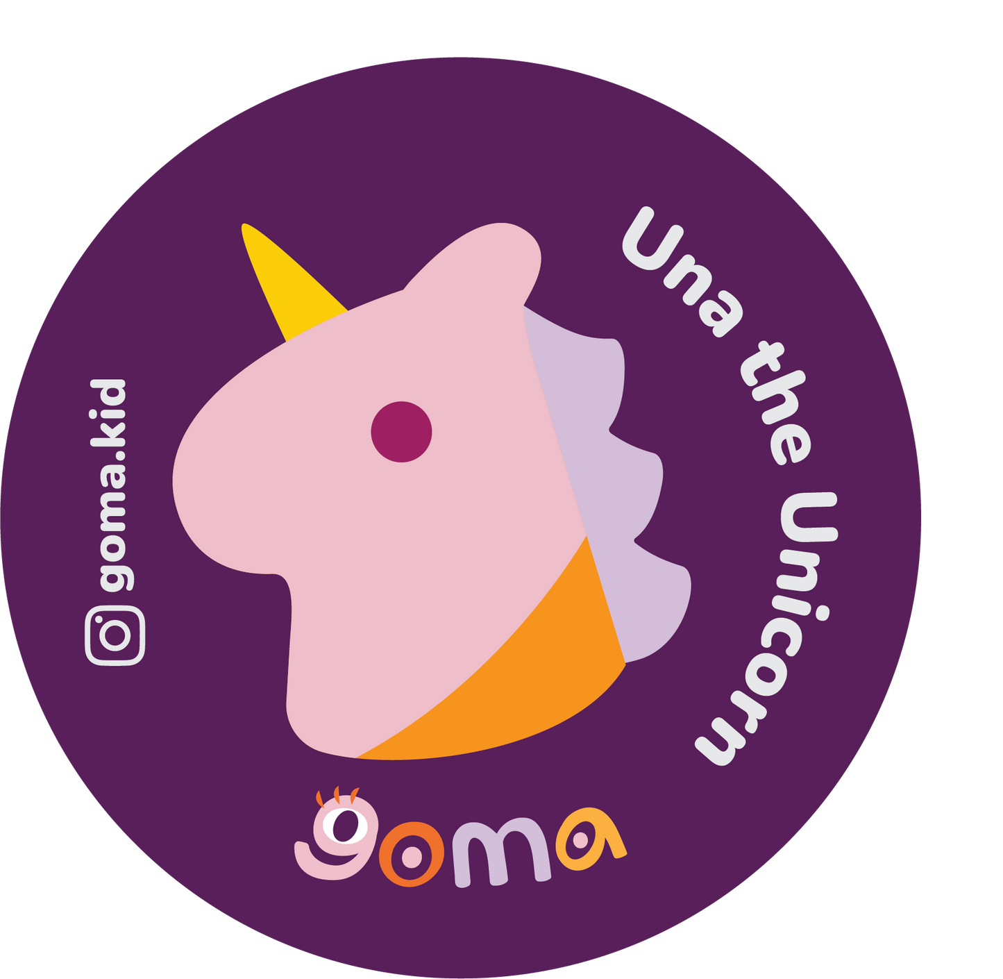 Una the Unicorn Bag Charm